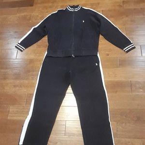 Men's POLO Ralph Lauren sweatsuit navy white